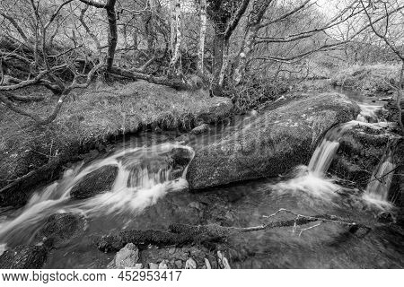 Robbers Bridge In Exmoor National Park