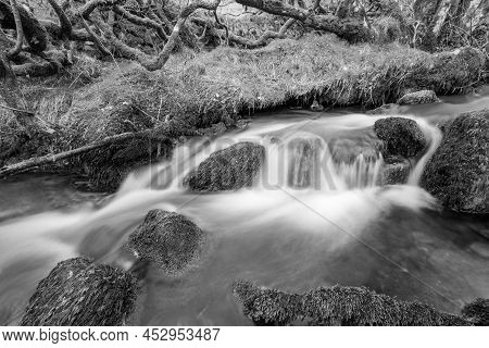 Robbers Bridge In Exmoor National Park