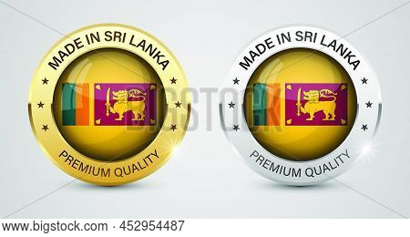 Made In Sri Lanka Graphics And Labels Set. Some Elements Of Impact For The Use You Want To Make Of I