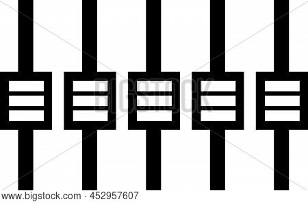 Equalizer Icon. Equalizer Vector Design. Sign Design.