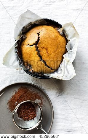 Homemade Coffee Cake In A Springform Pan