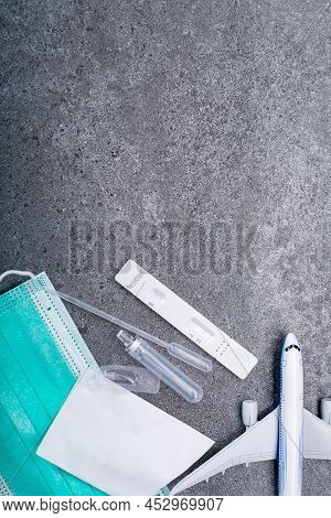 Rapid Test With Saliva Antigen Test Kit For Quick Test Before Take Your Flight