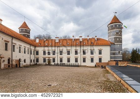 Medieval Brick Castle And Tower Of Panemune, Lithuania