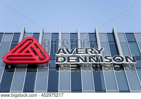 Oegstgeest,the Netherlands.04-07-2022 Avery Dennison Building In The Bio Science Park