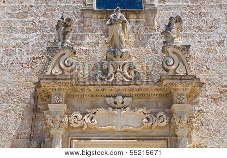 Church of St. Leucio. Felline. Puglia. Italy.
