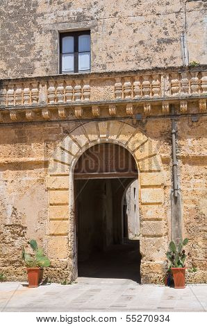 Castle of Felline. Puglia. Italy.
