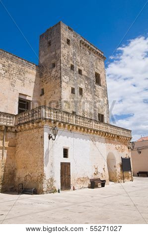 Castle of Felline. Puglia. Italy.