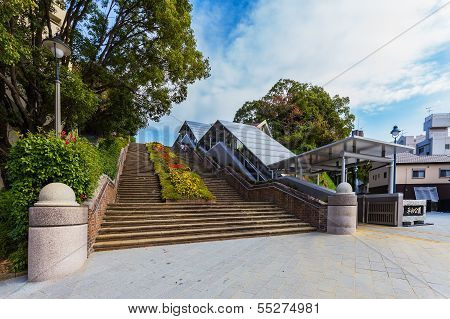A Stair to Nagasaki Peace Park
