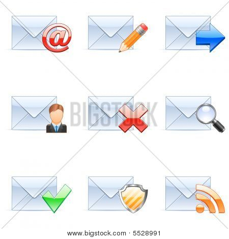 Ikony e-mailu.