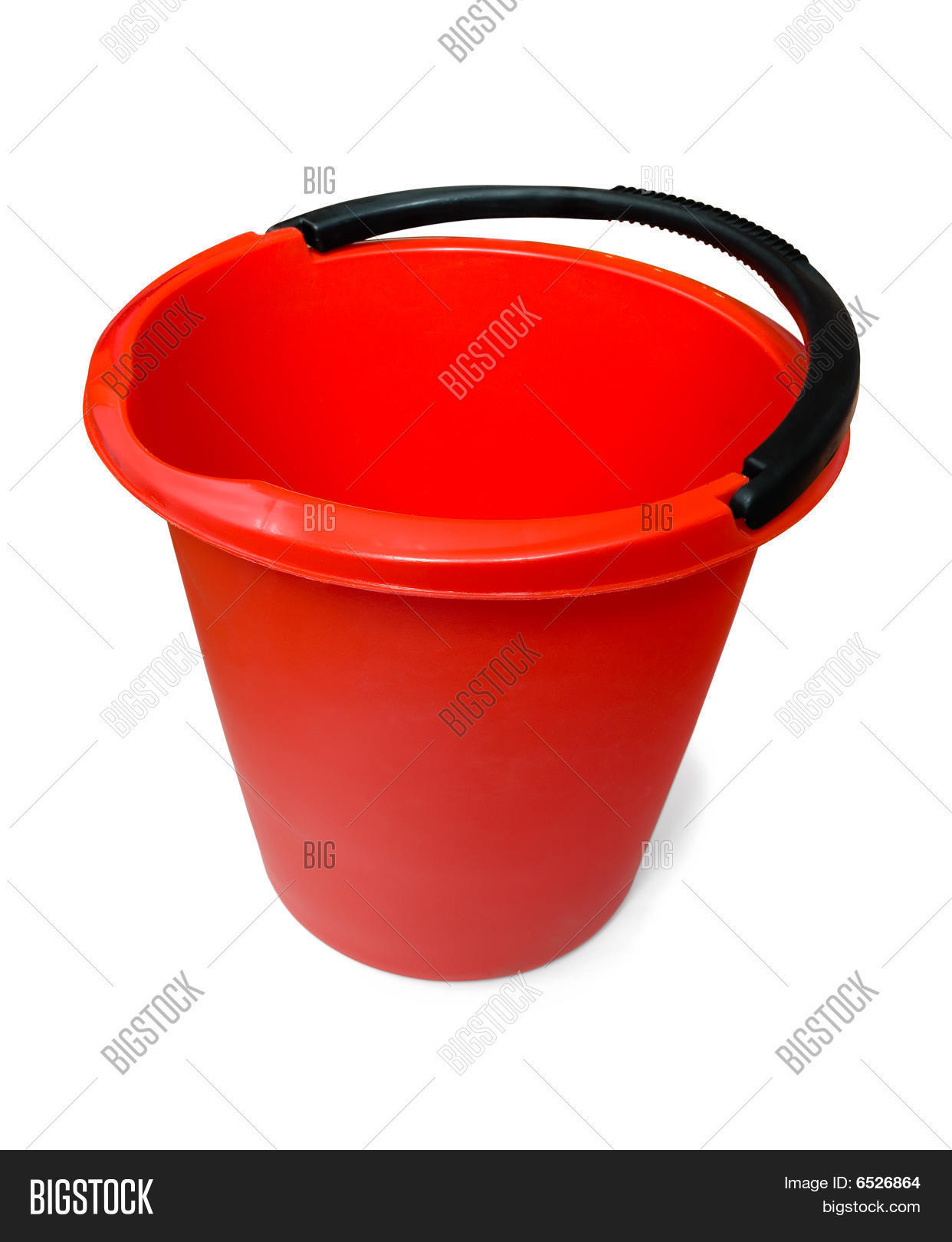 Red Plastic Bucket Image & Photo (Free Trial) Bigstock