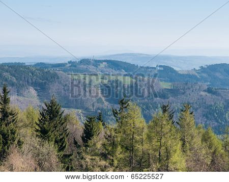 Mountain Landscape In Carpathians