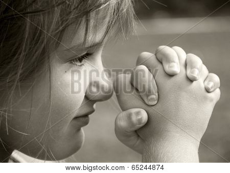 Girl In Prayer