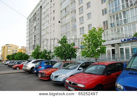 Vilnius Baltrusaicio Street At Pasilaiciai On May 14, 2014