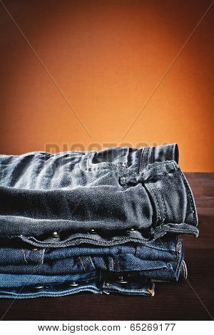 Jeans A Variety Of Colors