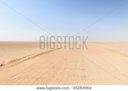 Dirt Road In Oman Desert (oman)