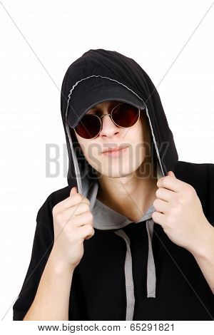 Teenager In Hood