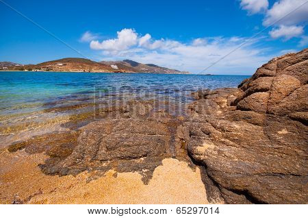 Ftelia Beach In Mykonos City