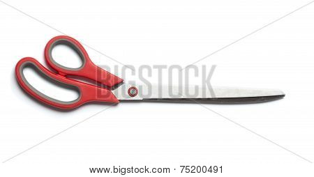 Oversized Scissors, Isolated On White