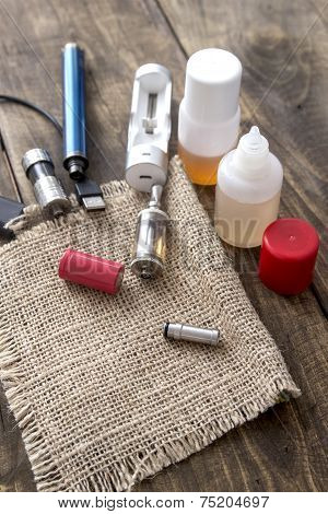 E-cigarette Equipmen On Table