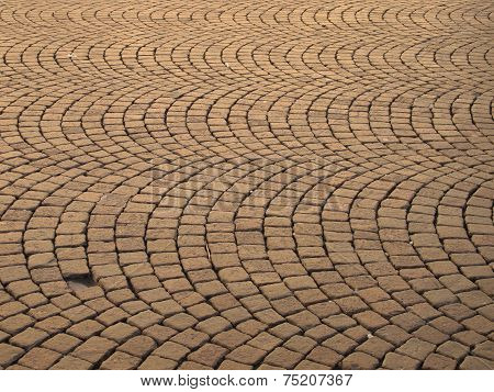 Cobblestone Paved Street
