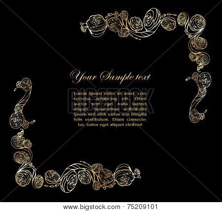 Elegant vintage frame