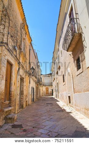 Alleyway. San Severo. Puglia. Italy.