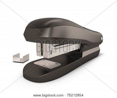 Black Stapler Illustration.