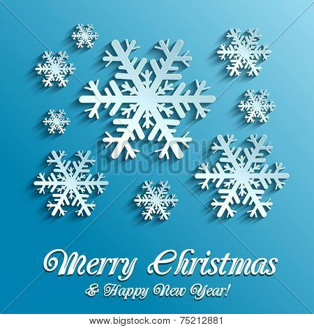 Snowflakes background