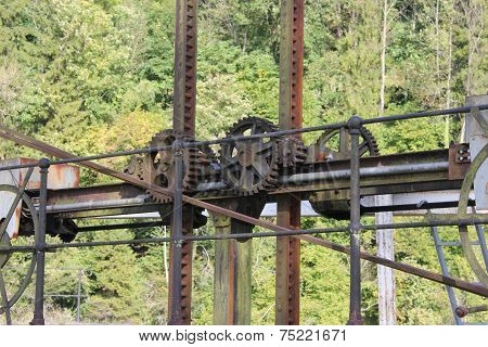 Hydropower Plant in the summer