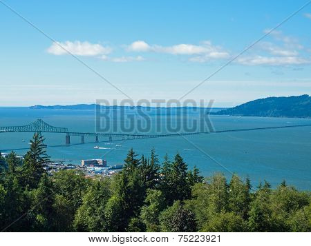 A View Of Astoria Oregon From The Astoria Column