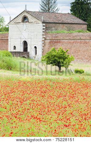 fortification of Sabbioneta city, Lombardy, Italy