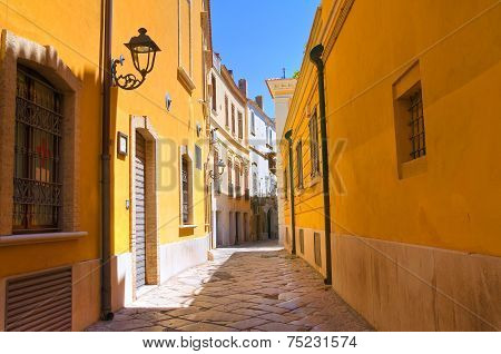 Alleyway. San Severo. Puglia. Italy.