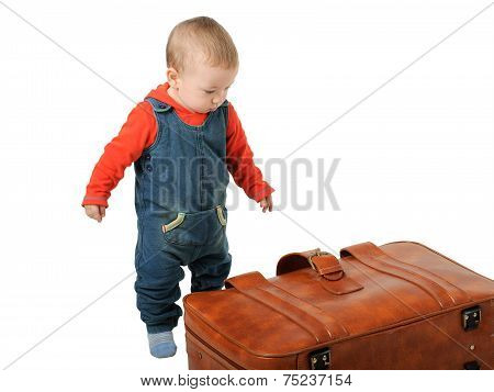 Boy Collects Luggage