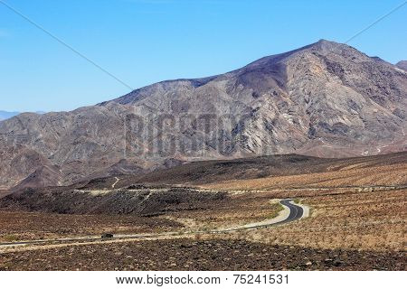 Road in the middle of the desert
