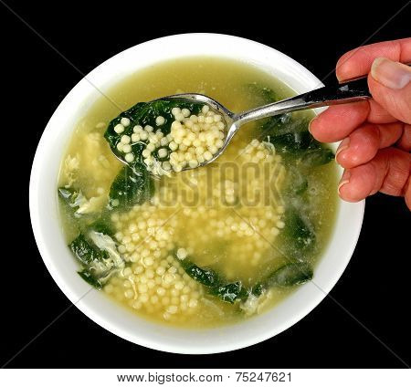 Spinach Egg Drop Soup
