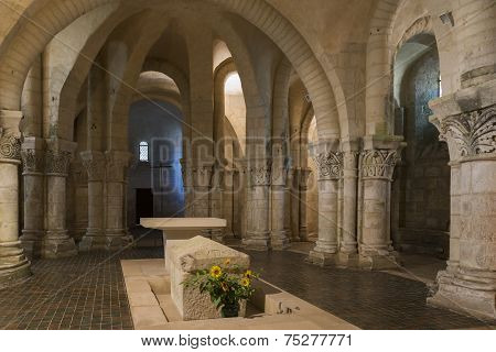 Crypt In Church In Saintes France