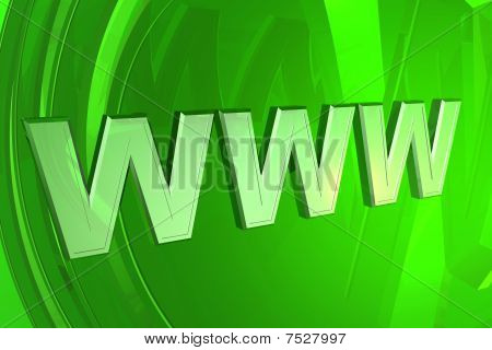 3D World Wide Web Internet simbolo