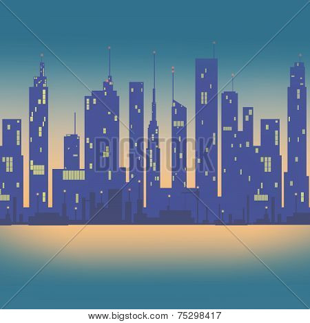 Sunrise in the city