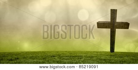 Cross against sky