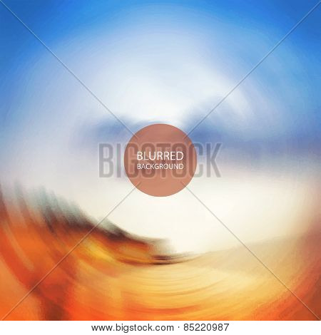 Abstract Background with Blurred Image