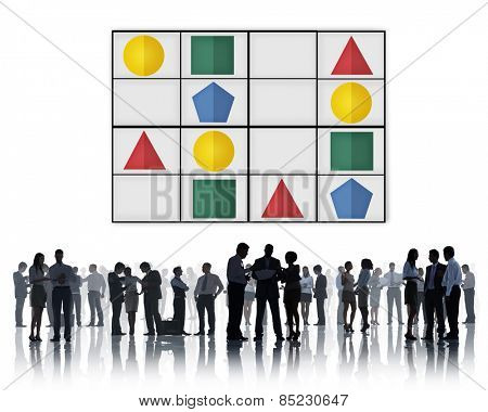 Sudoku Puzzle Problem Solving Leisure Games Concept