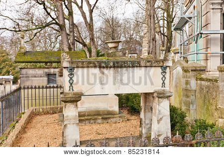 Grave Of Moliere In Paris