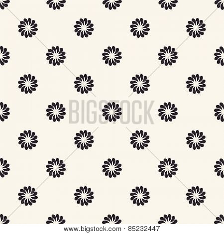 Vector seamless pattern. Floral vintage backgrounds isolated