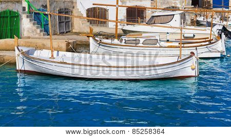 Majorca Porto Colom Felanitx port in mallorca Balearic island of Spain