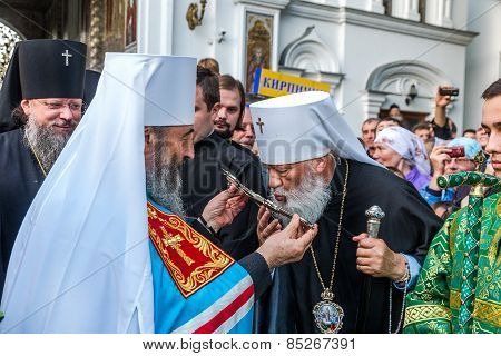 Odessa, Ukraine - September 29: First Visit Of The Rector Of The Ukrainian Orthodox Church Onufry, M