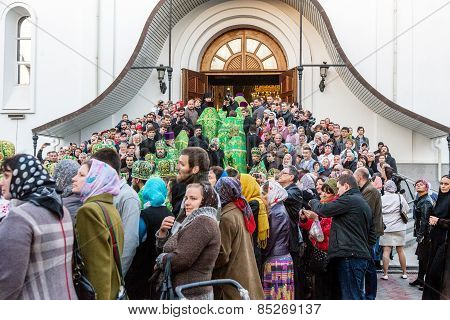 Odessa, Ukraine - September 29: First Visit Of The Rector Of The Ukrainian Orthodox Church Onufry, M