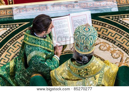 Odessa, Ukraine - September 29: First Visit Of The Rector Of The Ukrainian Orthodox Church Onufry, M