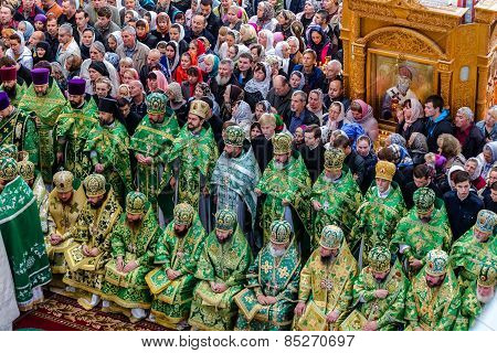 Odessa, Ukraine - September 29: First Visit Of The Rector Of The Ukrainian Orthodox Church Onufry, M