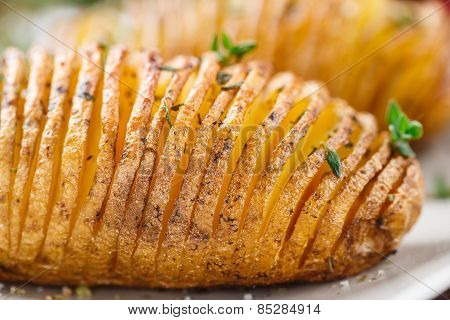 Hasselback potatoes