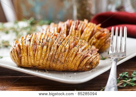 Hasselback potatoes